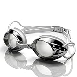 PHELRENA Swimming Goggles, Professional Swim Goggles Anti Fog UV Protection No Leaking for Adult Men Women Kids