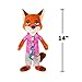 Disney’s Zootopia 2 14” Feature Plush Nick Wilde - 10+ Sounds and Phrases - Plush Toys for Kids and Preschoolers - Suitable for Ages 3+