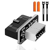 【Plug and Play】 : adopte un design de prise positive et négative de type C, Plug and Play, pas besoin d'installer de pilotes supplémentaires, et peut facilement obtenir une installation simple.