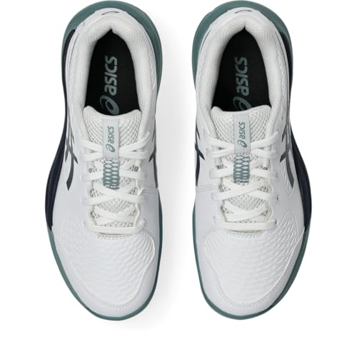 ASICS Kid's Gel-Resolution X GS Tennis Shoes, 6.5, White/Midnight - image 7
