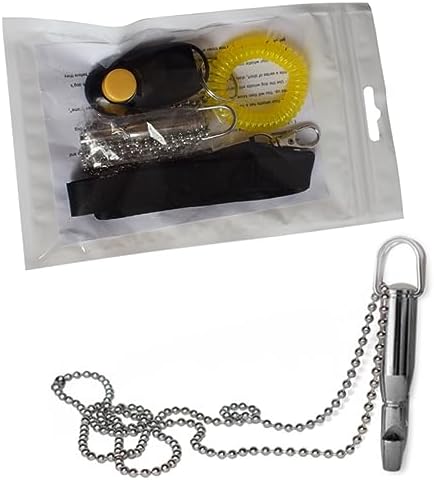 3pcs Stop Barking Whistle Dog Training Kits Sound Dog Whistle Whistle with Strap. clicker pet