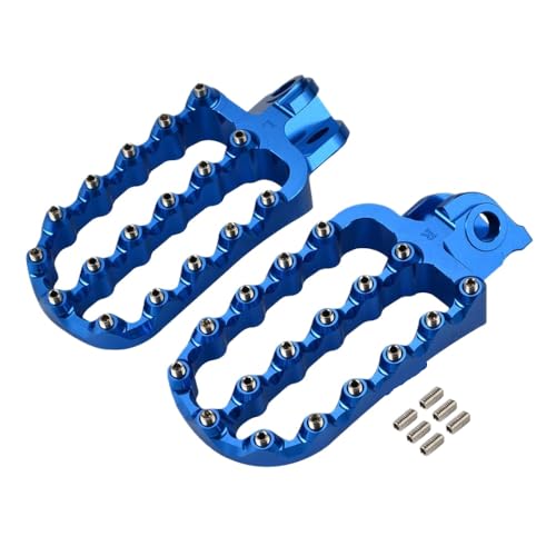 Repose-pieds larges moto 701 Supermoto Norden 901 ES 700 bleu tout-terrain