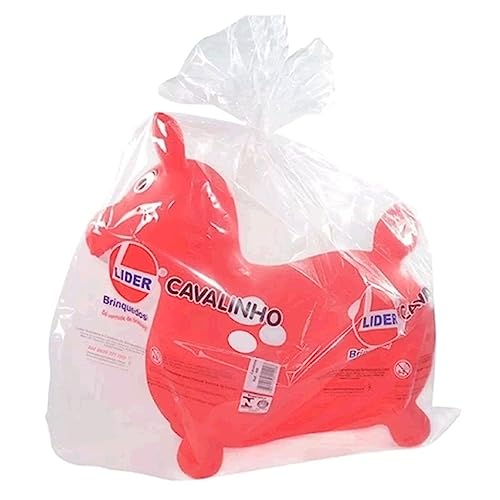 Lider Brinquedos Cavalinho Infantil, Vinil, Rosa, 52x51 cm