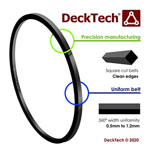 DeckTech Vervangingsriem compatibel met Sony MDS-S50 MDSS50 Mini Disc Players (vervangende rubberen riem) - Image 4