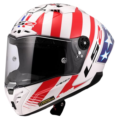 Casque LS2 Thunder GP Aero Replica BAZ XXL avec spoiler aérodynamique de course