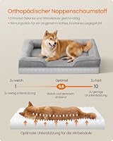 Feandrea Orthopädisches Hundebett, Hundekissen, 89 x 63 x 16 cm – Ansicht 3