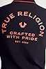 True Religion Men’s Crafted with Pride Polo Shirt – Polo Shirts for Men, Mens Polo Shirts Short Sleeve, Black with Red Piping, X-Large #5
