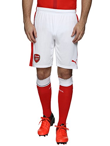 PUMA AFC Replica Short Homme Blanc FR : XXL (Taille Fabricant : XXL)