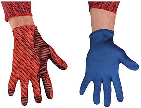 Disguise Marvel The Amazing Spider-Man Adult Gloves, Red / blue, One Size Fashion