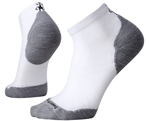 FBA Smartwool PhD Run Light Elite Low Cut White/Light Gray Xl