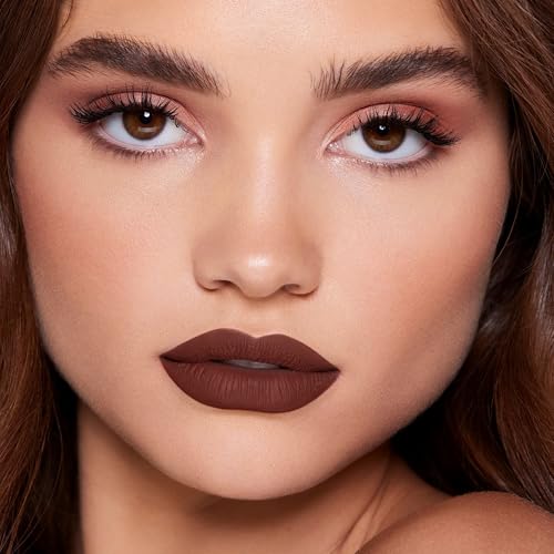 Image of MAKI YIKA Coffee Brown Lipstick Matte for Women Long Lasting Lipsticks