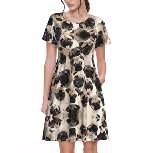 Robe d'été confortable Dog 1 : finis les vêtements serrés sans poches