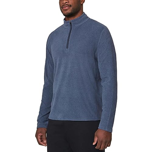 Mondetta Men’s Quarter Zip (L, Navy)