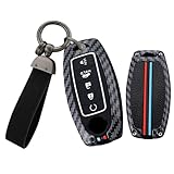TECART Autoschlüssel Hülle Passt für Nissan Qashqai J10 J11 Juke Micra...
