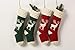 Yostyle Christmas Stockings, Big Size 3Pack 18-Inch Xmas Stockings Decorations, Gnomes Santa Xmas Character for Holiday Decorations, Christmas Hanging Stockings Socks for Family Holiday Season Decor