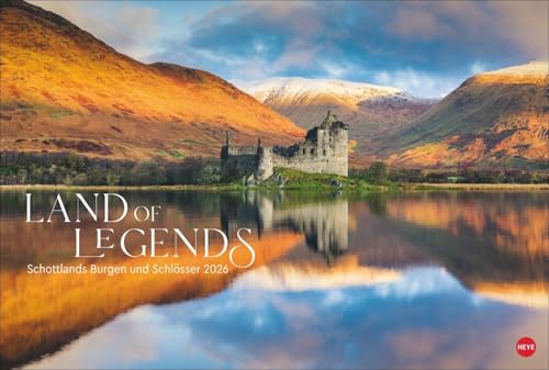 Land of Legends Kalender 2026 - Schottlands Burgen und Schlösser: Ein Wandkalender im Großformat, der Schottland in seiner wilden Schönheit zeigt. ... voll wild-romantischer Burgen und Schlösser.