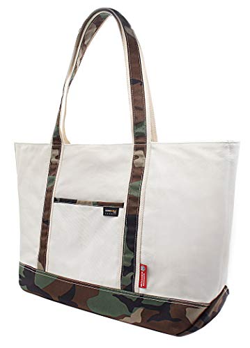 Rough Enough Large Heavy Duty Blank Camo Travel Canvas Tote Bag for Women