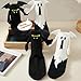 Pipihome 2 Pares Halloween Calcetines Divertidos Mujer Hombres Imagen de Pipihome 2 Pares Halloween Calcetines Divertidos Mujer Hombres