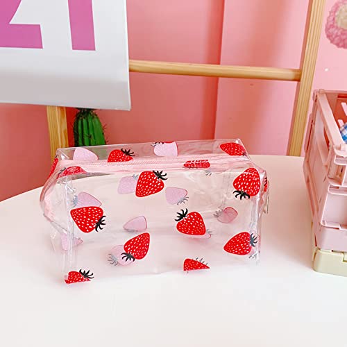 Cute Pencil Case Kawaii Pencil Pouch, Fruit Pencil Box Bag Clear Pen Case Organizer Holder - Image 4