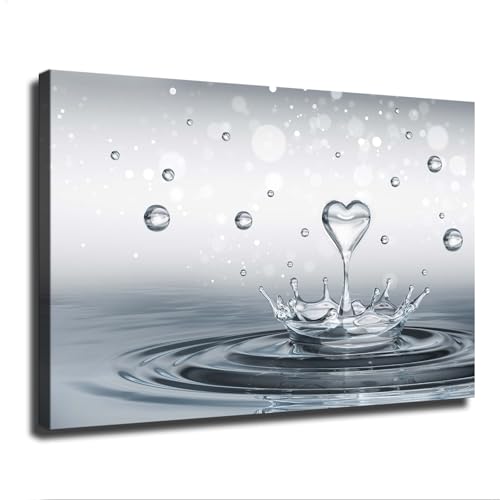 Heart Water Drop Poster