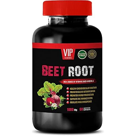 superfood Beet Root Supplement - Beet Root 1000 MG - Beet Root Nitric Oxide Supplement, Beet Root Pills, Beet Root Vitamins, Immune System Support, Beet Vitamins, Beetroot Supplement, 1 Bot 60 Tabs Cover