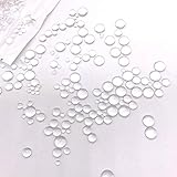 KSCRAFT Clear Dewdrop Water Droplets Embellishments for DIY Paper Craft Card Making Decor Scrapbooking Accessories