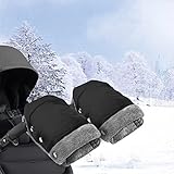 manoplas carro bebe pasito a pasito 【Forro más cálido】Nuestro calentador de manos para cochecito está hecho de material de forro polar ultra grueso, protección contra heladas, comodidad y calidez, mantiene tu mano caliente en el frío invierno.