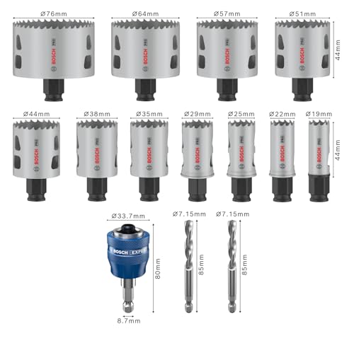 Multi Material PC Plus 14 Pcs Set : kit complet de découpe polyvalent pour vos chantiers - 4