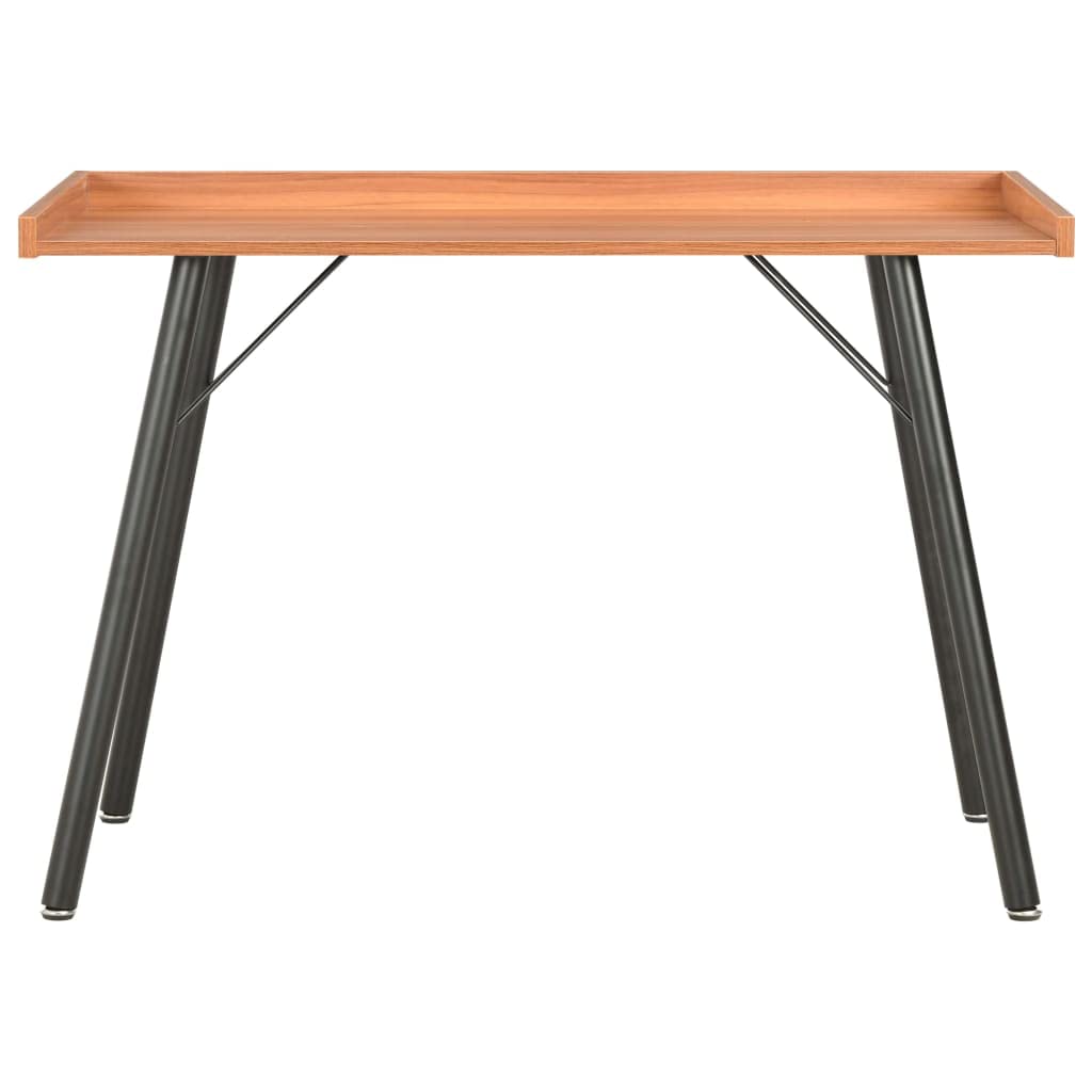 Scrivania,Supporto per stampante,Piccola postazione di lavoro in casa,Scrivania per computer in stile moderno,Scrivania Marrone 90x50x79 cm