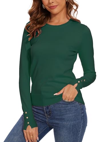 Image of Spicy Sandia Women's Long Sleeve Crewneck Sweaters Dressy Casual