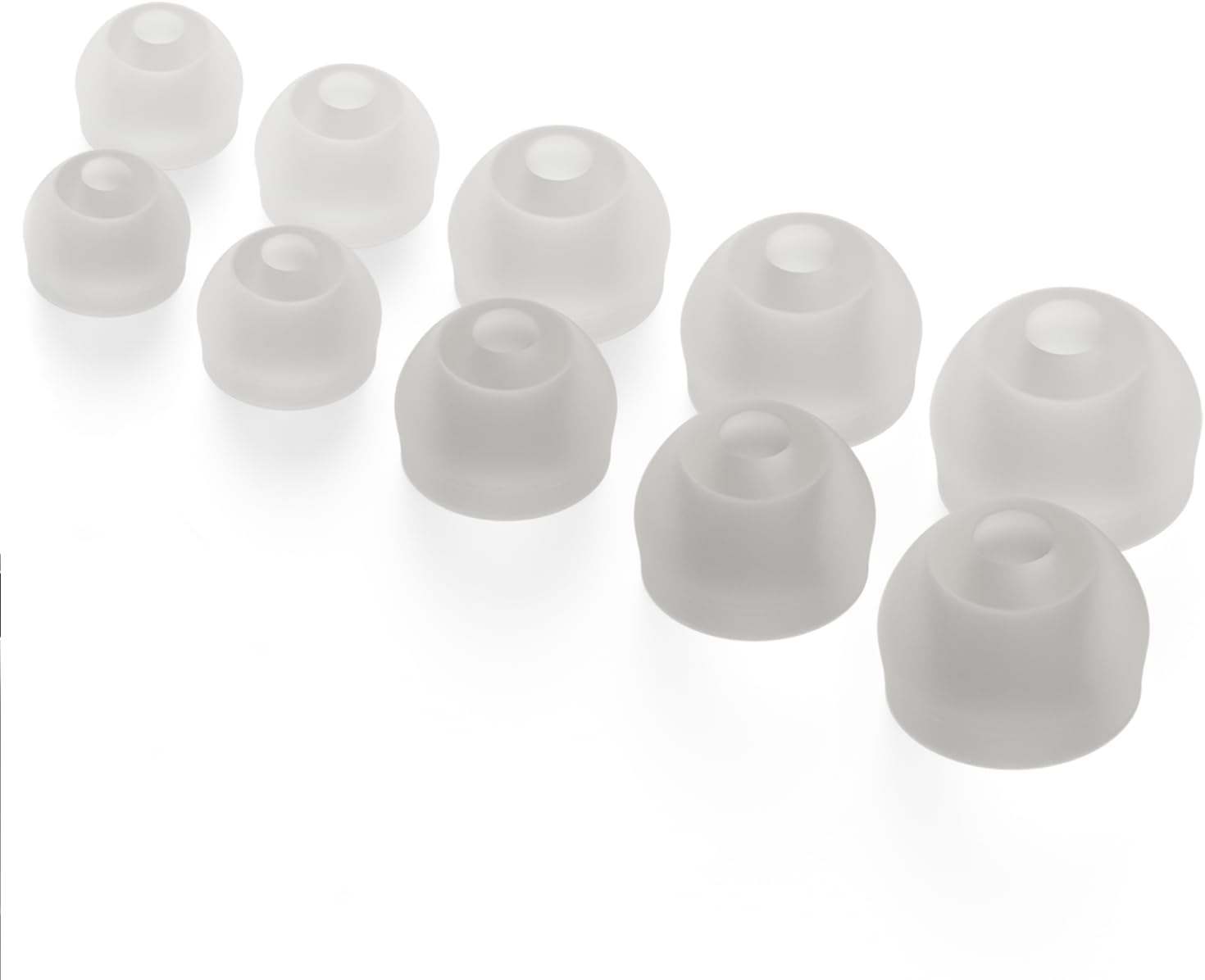 CURVD Earplug Replacement Tips Set, 5 Pairs XXS/XS/S/M/L, Noise Reduction Earbud Replacement Tips Soft Flexible Silicone Eartips Including XXS for the Smallest Ears, Earphones & Ear Buds image 5