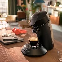 Philips Senseo Original Plus Kaffeepadmaschine & Amazon Basics – Elektrische Kaffeemühle, Edelstahl – Ansicht 3