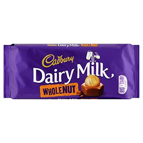 Cadbury Dairy Milk Whole Nut Bar 120 g