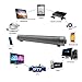 immagine 5Soundbar Altoparlanti Portatili Relatori Bluetooth Diffusori, Stereo per Home Televisori Intervengono Cassa con Microfono 3.5mm AUX RCA Slot per schede TF,Barra Sound bar Senza Fili Ricaricabile