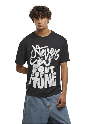 Herr Tee Maglietta da Uomo, Nero, XXL