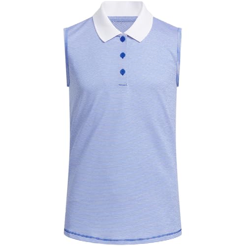 Image of adidas Girls' Sleeveless Golf Polo Shirt