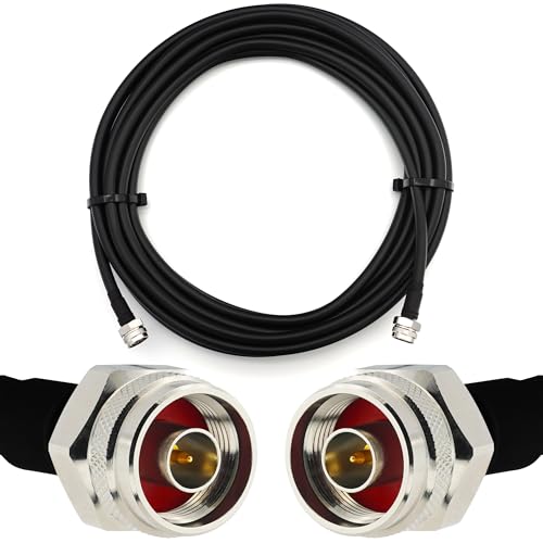 Câble N mâle vers N mâle 12m HF400 étanche IP67 pour antenne 5G et routeur sans fil