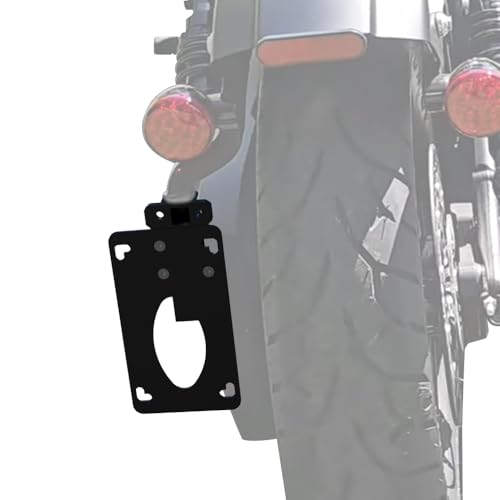Xitomer Fender Eliminator Compatible with Scout Bobber 2025-2026 Motorcycle Side License Plate Holder Fit For OEM Licence Plate Light Tail Tidy