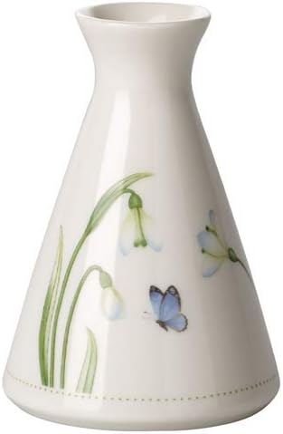 Villeroy und Boch Colourful Spring Wazon, 12 x 13 cm, porcelana, biały/kolorowy