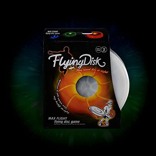 The Glowhouse LED-Blink-Frisbee, leuchtende Flugscheibe, lustiges Wurfspielzeug für den Außenbereich