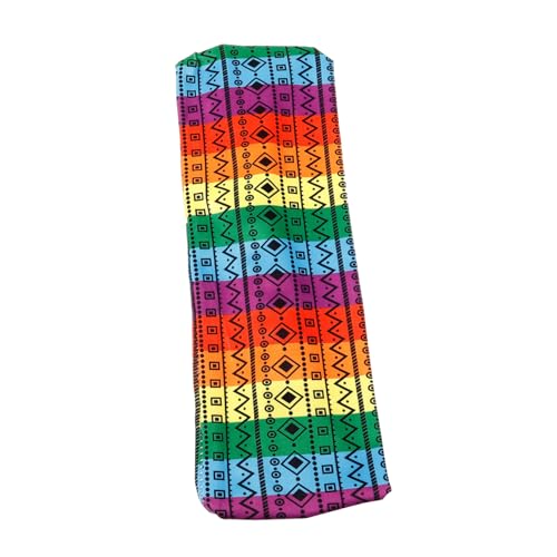 Anneome Tiara esportiva arco-íris laços bandana corrida feminina coifa headband faixa de cabeça para