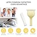 External Condom Catheters for Elderly Men Age 80,20pcs Latex Sets,1pcs 2000ml Catheter Bags,2pcs 1000ml Leg Urine Drainage Bags,5pcs Catheter Stabilization Device,1Tapes(1.18inch/30mm/Medium Size)