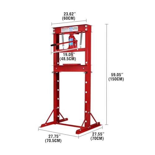 H-Yeeu HY-QP0020803-R-US 20T Hydraulic Shop Press thumb #2