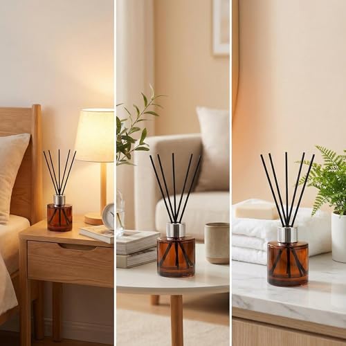 2 Pzs Botellas de Vidrio para Difusor de Aromaterapia miniatura 6