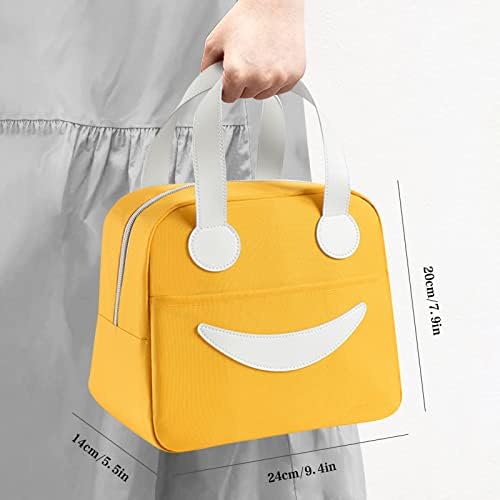 Insulated Lunch Bag Cute Tote Bag Easy Clean Lunch Box Bag Suitable for Women Men Girls Boys Kids.