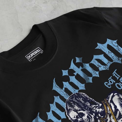 Image of DopeSkill Graphic Tee Streetwear Hip Hop Hypebeast Street Style Unisex T-Shirt Sneaker Colour Matching Shirts Horror Skeleton