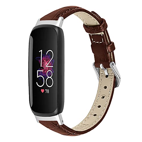 Fitbit Inspire 3�p�o���h�A�\�t�g���U�[�o���h�A���߉\�ȃN���V�b�N���X�g�o���h�����p�o���h�AFitbit Inspire 3 �t�B�b�g�l�X�g���b�J�[ ���f�B�[�X �����Y (�u���E��)