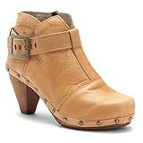 Sanita Stiefel Knöchelschuhe Owl cone boot kamel Leder Weite: Mittel Größe: 38.0