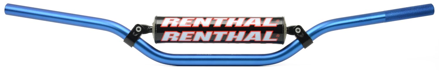 Renthal Manillar 693-​01-​BU-​01-​185 7/​8 Bar Enduro Blue 7/​8 pulgadas MX/​Enduro