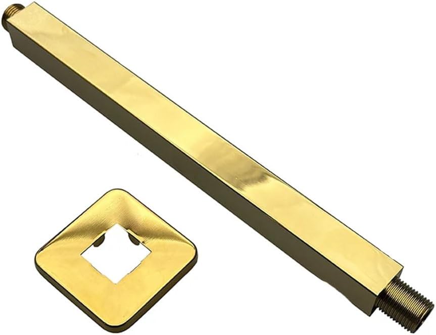 Ceiling Mounted Shower Arm, Rain Shower Head Square Extension Arm Stainless Steel Ceiling Mount Shower Extender